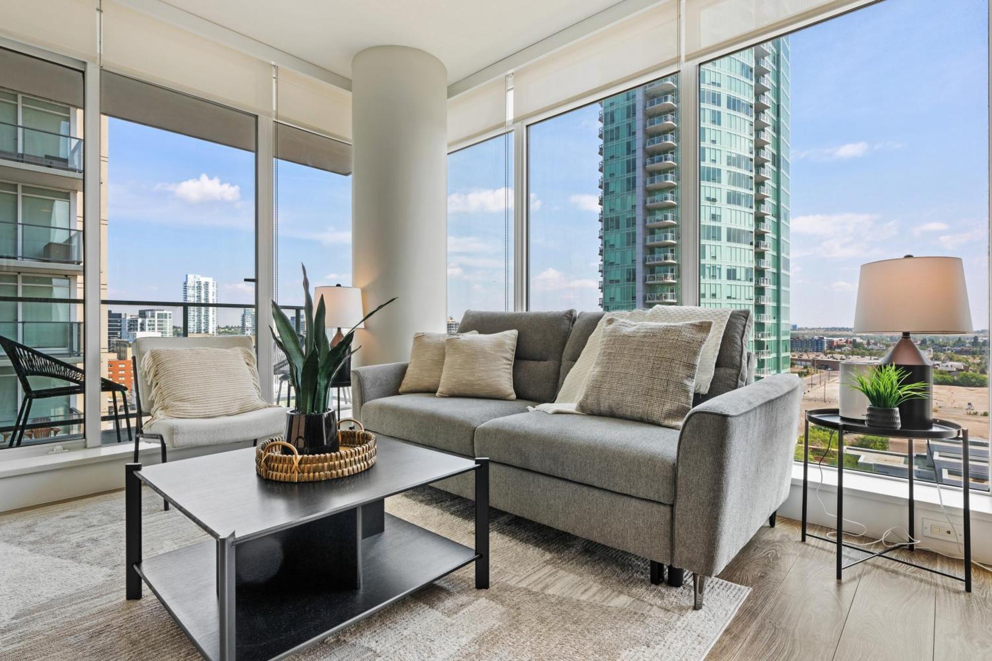 Modern Suite Calgary Downtown 5 Min Walk Stampede 외부 사진